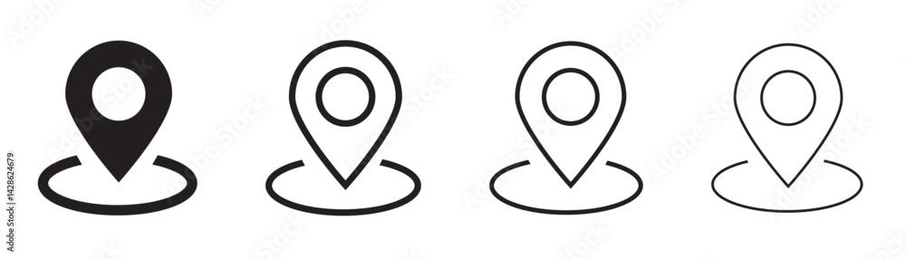 location vector icon set. point illustration sign collection. position symbol. place logo. Vector illustration location vector icon set. point illustration sign collection. position symbol. place logo. Vector illustration