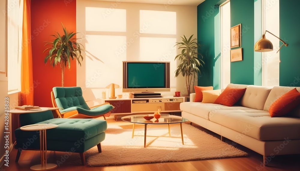 Fototapeta premium interior modern design room 3d