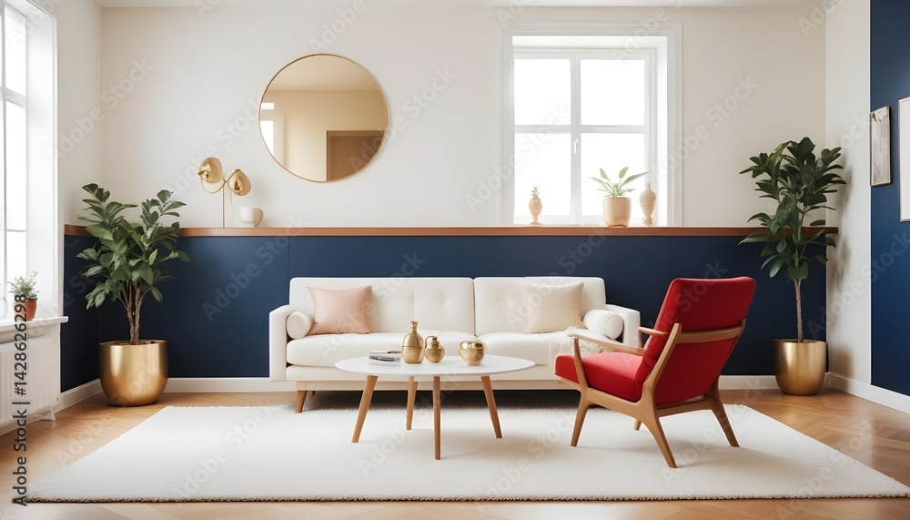 Fototapeta premium interior modern design room 3d