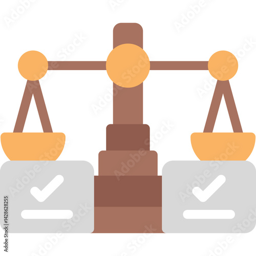 Legal Case Flat Icon