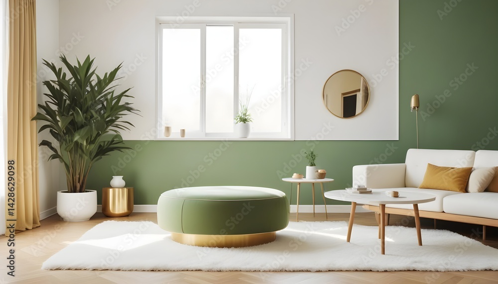 Fototapeta premium interior modern design room 3d