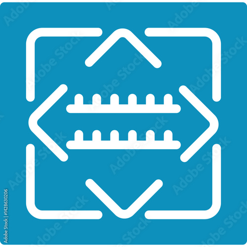 Rational Number Icon Flat Icon