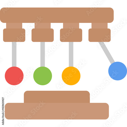 Momentum Flat Icon
