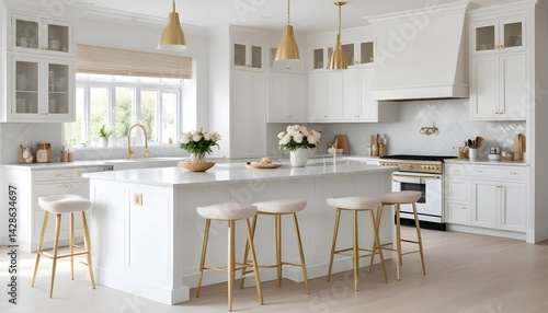 interior modern design room 3d