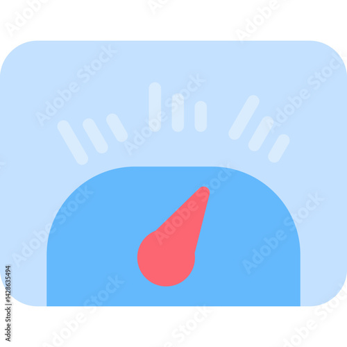 Bandwidth Flat Icon