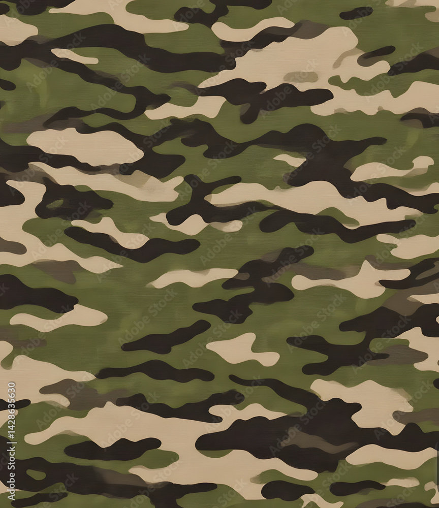 Fototapeta premium camouflage, khaki, army print, hunting style, dark background, fashionable design for workwear