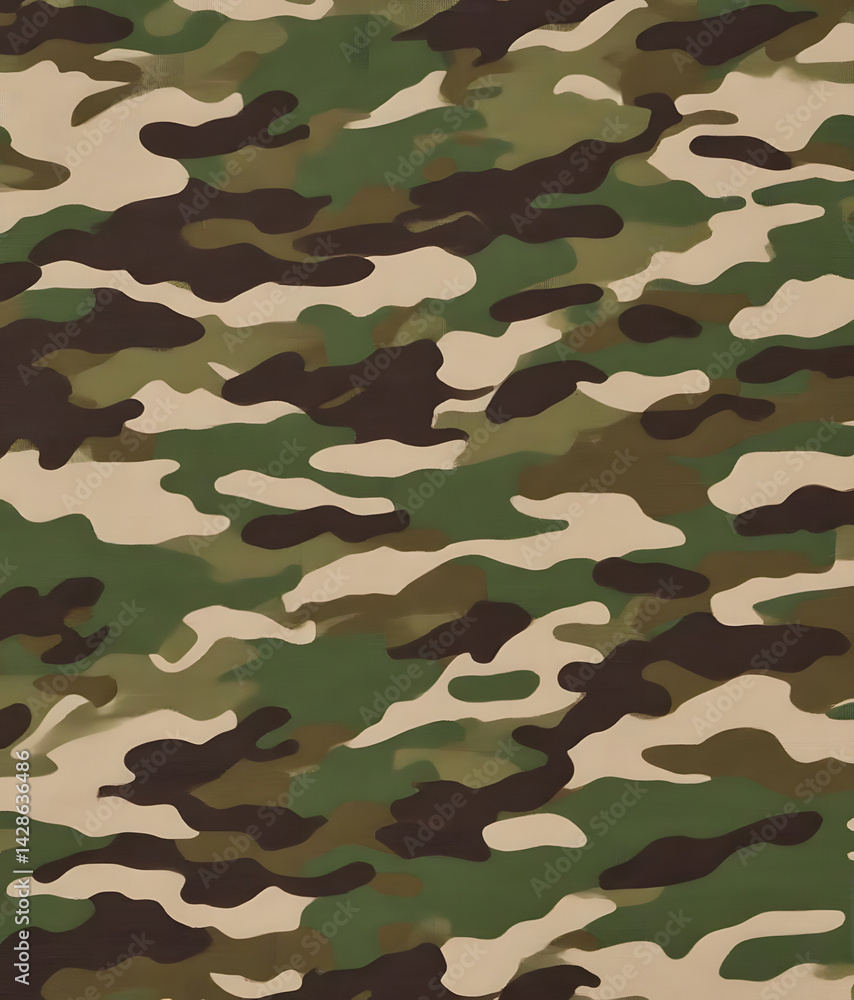 Fototapeta premium camouflage, protective pattern, khaki, army print, stylish background for clothes