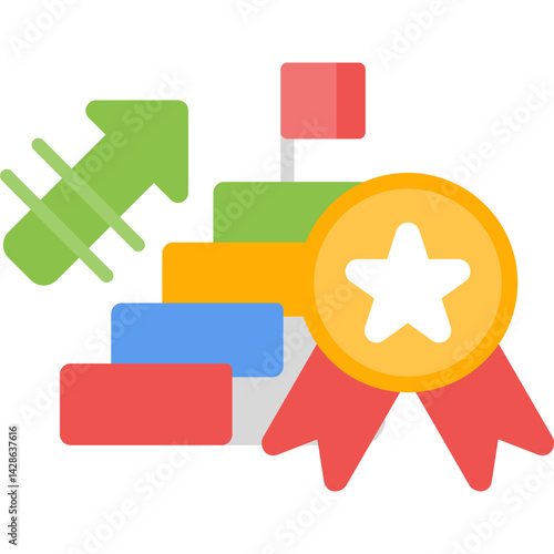 Motivation Goals Flat Icon
