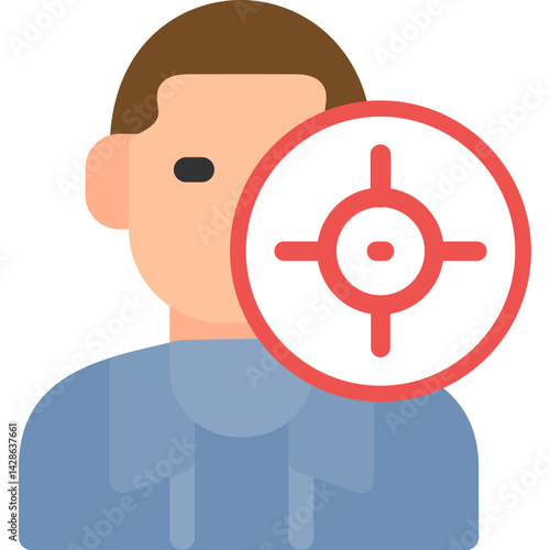 Motivation Focus Flat Icon