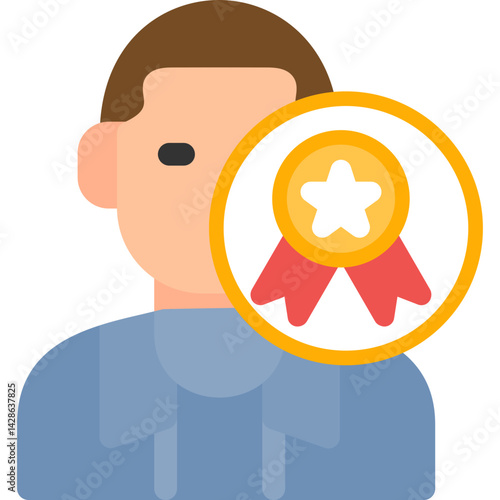 Motivation Strength Flat Icon