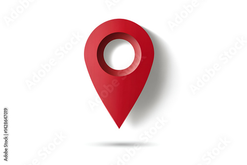 A Red 3D Location Pin Icon Simple Navigation Guide Free Download A Red 3D Location Pin Icon Simple Navigation Guide - GFXLoad