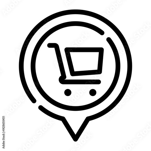 location line icon