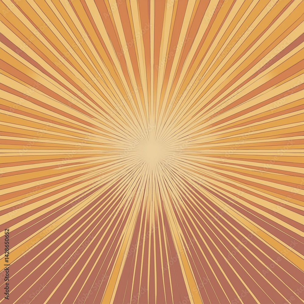 Obraz premium Retro sunburst ray background, graphic resource