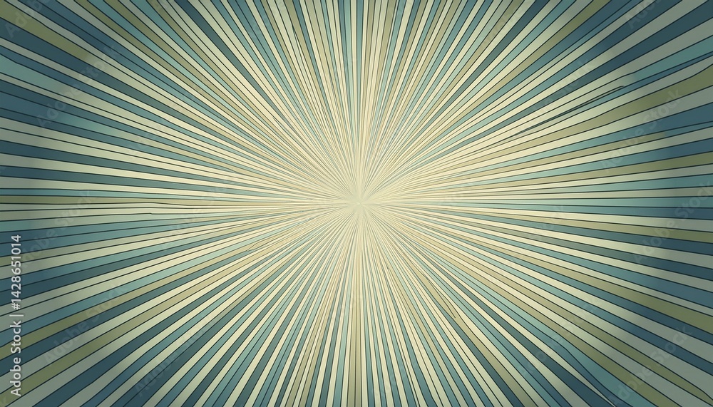 Fototapeta premium Retro sunburst ray background, graphic resource