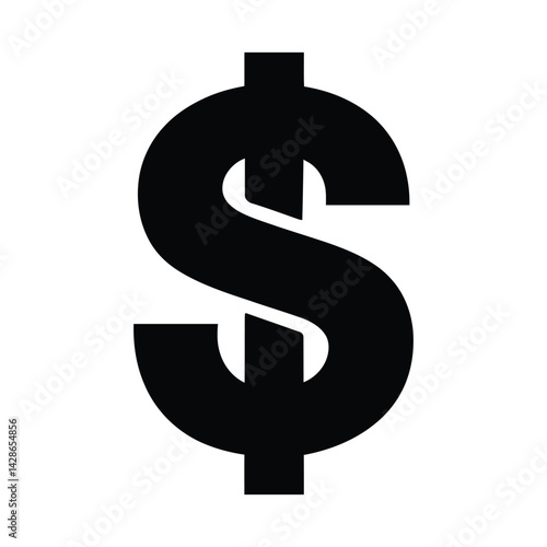 Economic Growth Concept with Dollar Symbol and Arrow, Financial Increase Vector with Dollar and Growth Chart Arrow