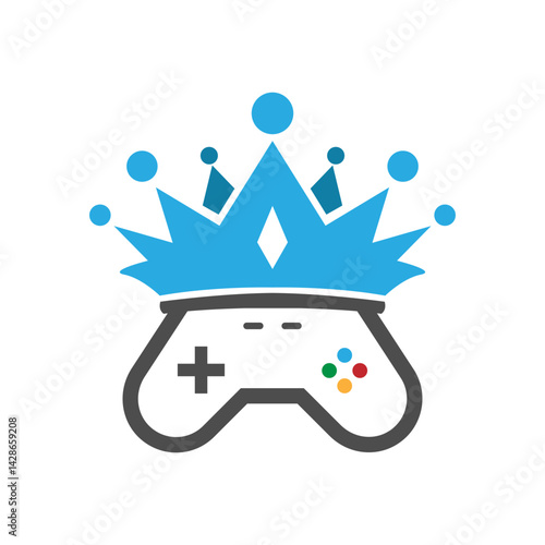 Joystick icon logo design