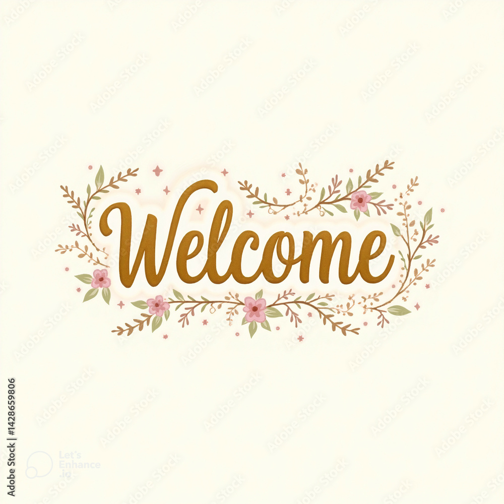 Obraz premium Welcome image