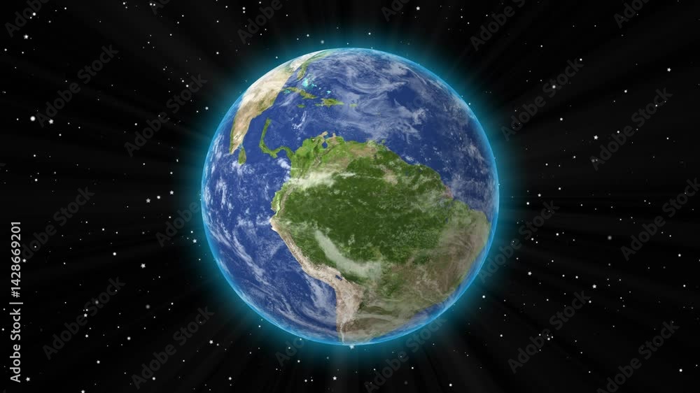 Earth Globe rotation isolated on black background, 3d planet earth with clouds around, Rotation 360 degrees realistic Earth, Planet earth rotation black background Earth Globe rotation isolated on black background, 3d planet earth with clouds around, Rotation 360 degrees realistic Earth, Planet earth rotation black background
