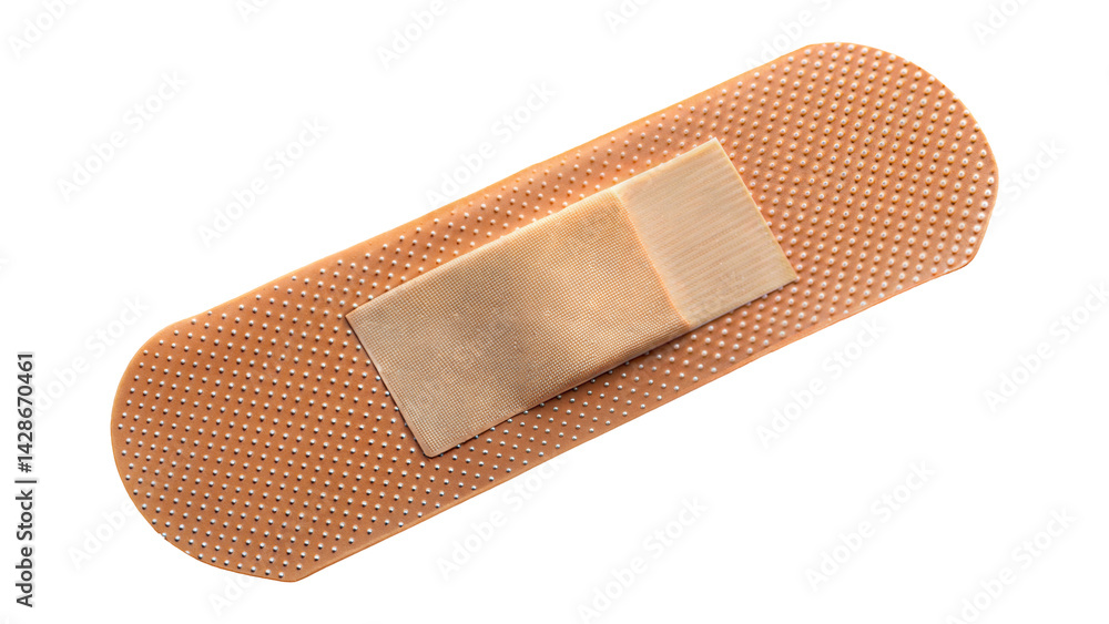 Adhesive bandage isolated on transparent background. Adhesive bandage isolated on transparent background.