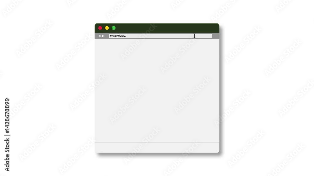 Browser Website Window Bar Animation with Animated Tabs 4k animated Browser Website Window Bar Animation with Animated Tabs 4k animated