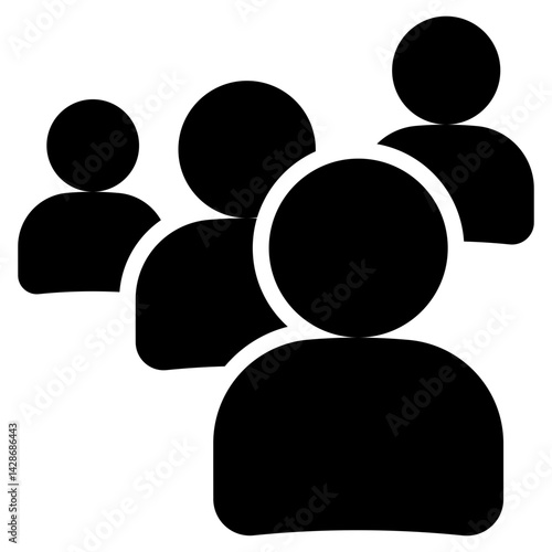 Team glyph icon