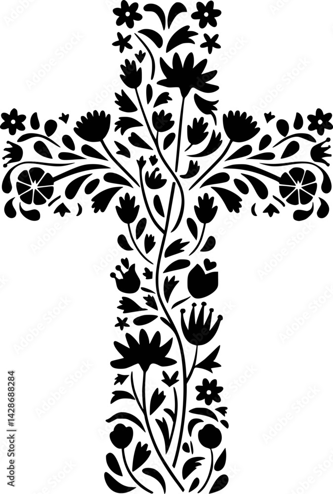 Obraz premium Jesus Cross SVG, Crucifix SVG, Christian Cross SVG, Cross Svg, Easter Svg, Religious Svg, Jesus Svg, Waymaker Svg, Faith Svg, Cross Svg File 