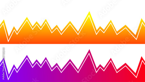 abstract Geometric background. Geometric Graph background. zig zag background. Geometric Mountain Landscape background.