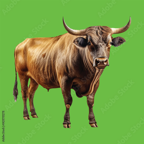 Animal Vector Illustration Deer, Dog, Cat, Red Bull, Cow