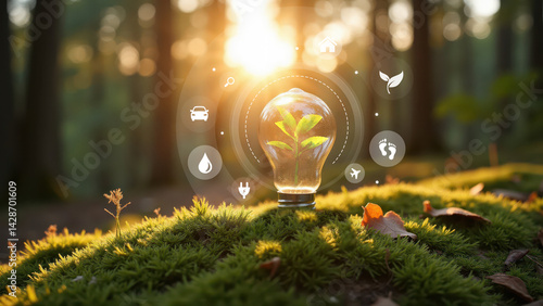 Sustainable energy sources with growing plant