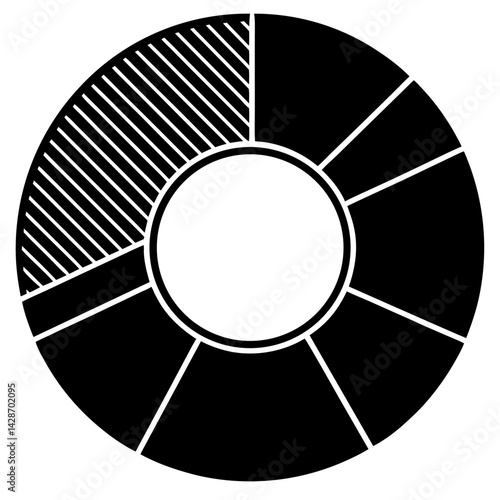 Black electric fan vector design illustration object