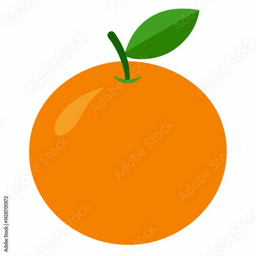 vector illustration of orange fruit