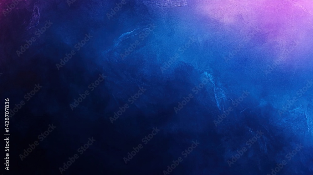 Fototapeta premium Abstract gradient blend background transitioning from dark navy to electric blue with fluid acrylic paint texture effect for modern website design or professional presentation.