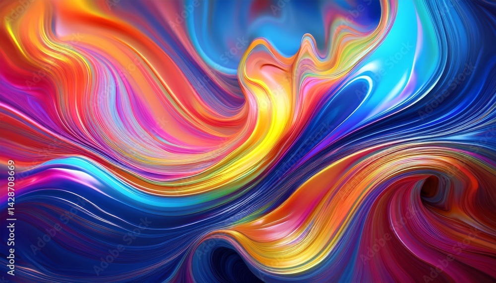 colorful liquid flow backdrop background flow fluid digital splash colorful liquid flow backdrop background flow fluid digital splash