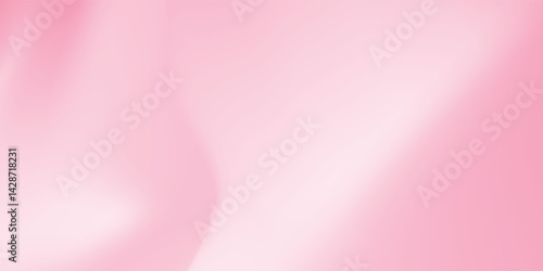 Abstract light pink sakura blossom color background. Vector simple and soft light horizontal backdrop. Blurred gentle gradient. Pastel pink smooth mesh y2k aesthetic. Minimal style. vector eps10