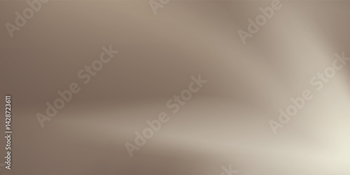 Abstract mocha brown gradient background. Light beige and brown color vector banner. Pastel gradient pattern. Blurred light fuzz colorful bg.