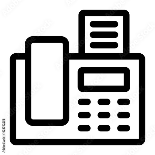 fax machine icon