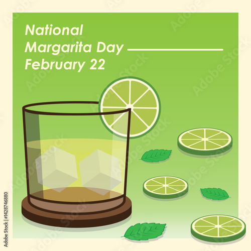 Vector Design National Margarita Day – February 22.