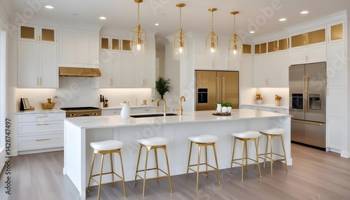 interior modern design room 3d