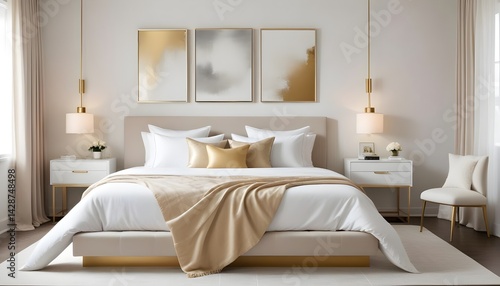 Wallpaper Mural interior modern design room 3d Torontodigital.ca