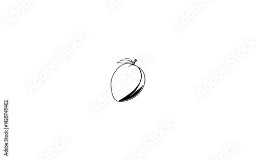 Ataulfo Mango – AI-Detailed Smooth and Curved Fruit with Subtle Contours