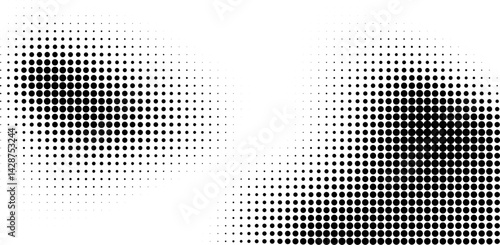 Halftone Noise Stipple pointillism background. Grain gradient texture background with dots. Dotwork gradient halftone pattern. Sand, grain, grunge stipple effect. Abstract texture, engraved overlay