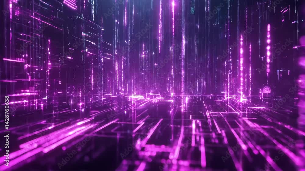 custom made wallpaper toronto digitalpurple digital data grid background with neon glowing elements
keyword :