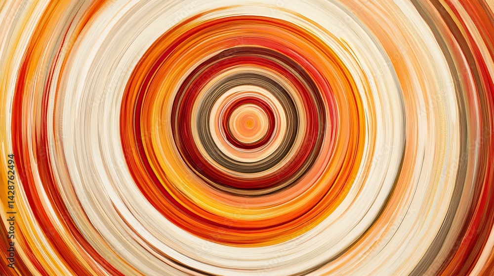 Concentric ring pattern with each ring a unique hue from a color set Concentric ring pattern with each ring a unique hue from a color set