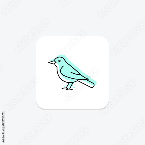 Blackbird, vector, pixel perfect, illustrator file