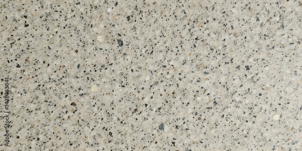 Textured Concrete Surface: A high-angle shot showcases a concrete surface dotted with aggregates, revealing a minimalist and modern textural pattern, perfect for backgrounds or abstract designs. Textured Concrete Surface: A high-angle shot showcases a concrete surface dotted with aggregates, revealing a minimalist and modern textural pattern, perfect for backgrounds or abstract designs.