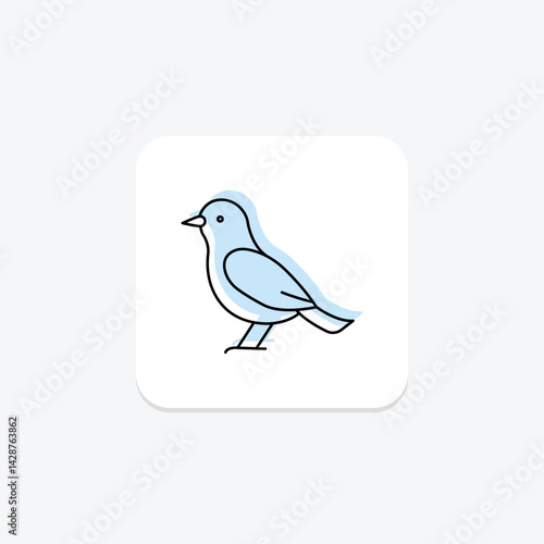 Starling, vector, pixel perfect, illustrator file