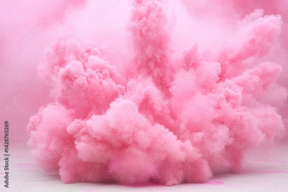 Ethereal Pink Cloud Burst A Dreamy and Soft Abstract Background Image Ethereal Pink Cloud Burst A Dreamy and Soft Abstract Background Image