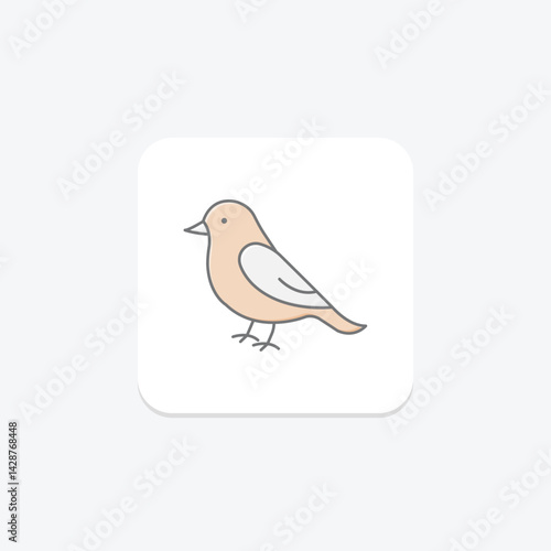 Bluebird, vector, pixel perfect, illustrator file