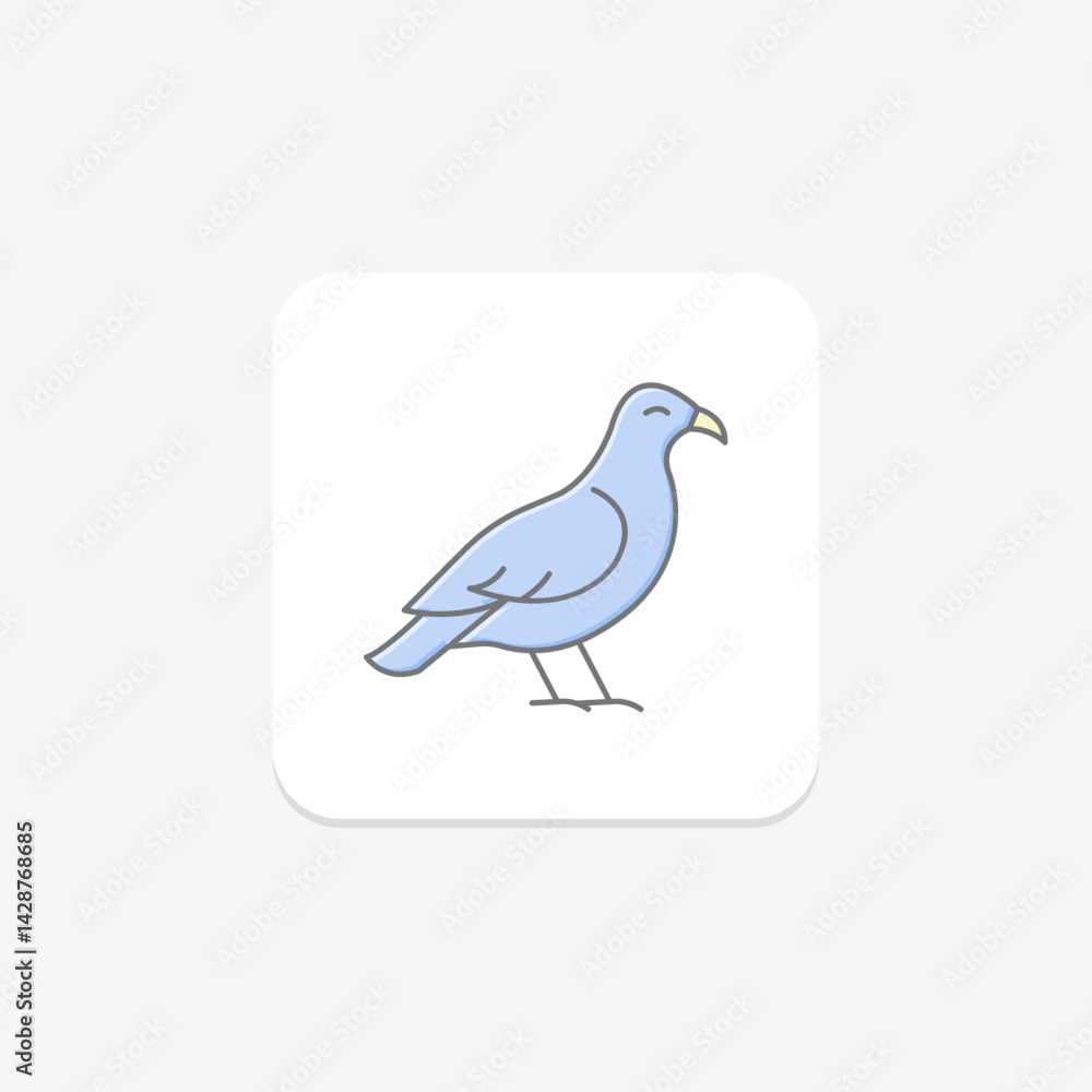 Obraz premium Buzzard, vector, pixel perfect, illustrator file