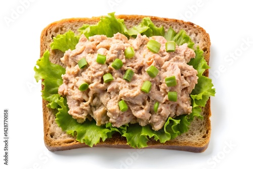 Delicious Tuna Salad Sandwich on Whole Wheat Bread